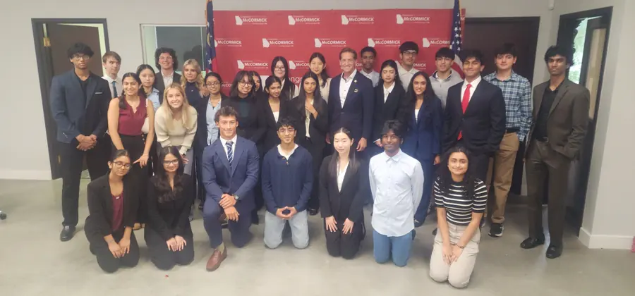 Group photo of the Congressional Advisory Youth Council